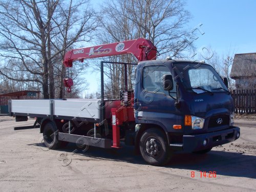 Бортовой HYUNDAI-78 с КМУ UNIC 370